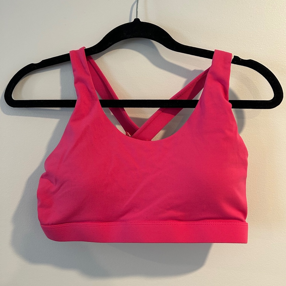 Hot Pink Sports bra